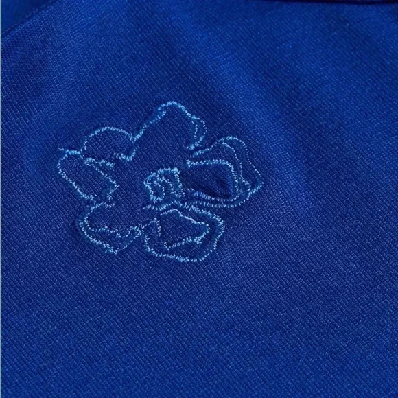 Ted Baker Gerbela Blue Square Neck Short Sleeve Top Size 2/US 6 - Picture 4 of 12